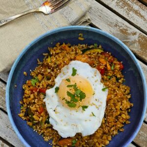 Gluten Free Fried Rice from Leftovers